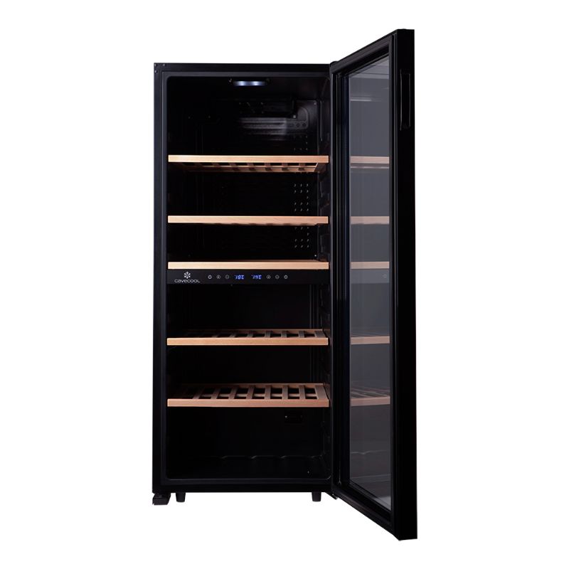 Cavecool Chill Sapphire Wine Fridge - 102 bottles - Dual zone - Black