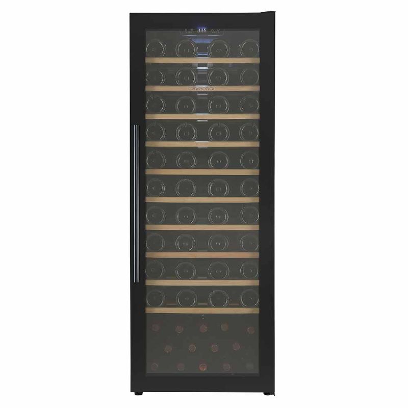 Cavecool Raw Zircon Wine Fridge - 84 bottles - 1 zone - Black