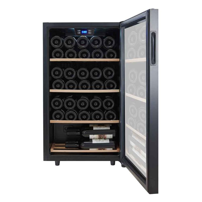 Cavecool Chill Ruby Wine Fridge - 34 bottles - Single zone - Black