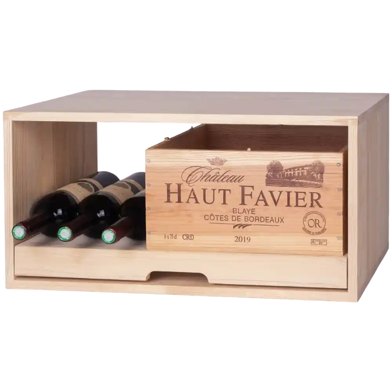 Caverack Modular Wine Rack - One Sliding Shelf - HALF PERNO