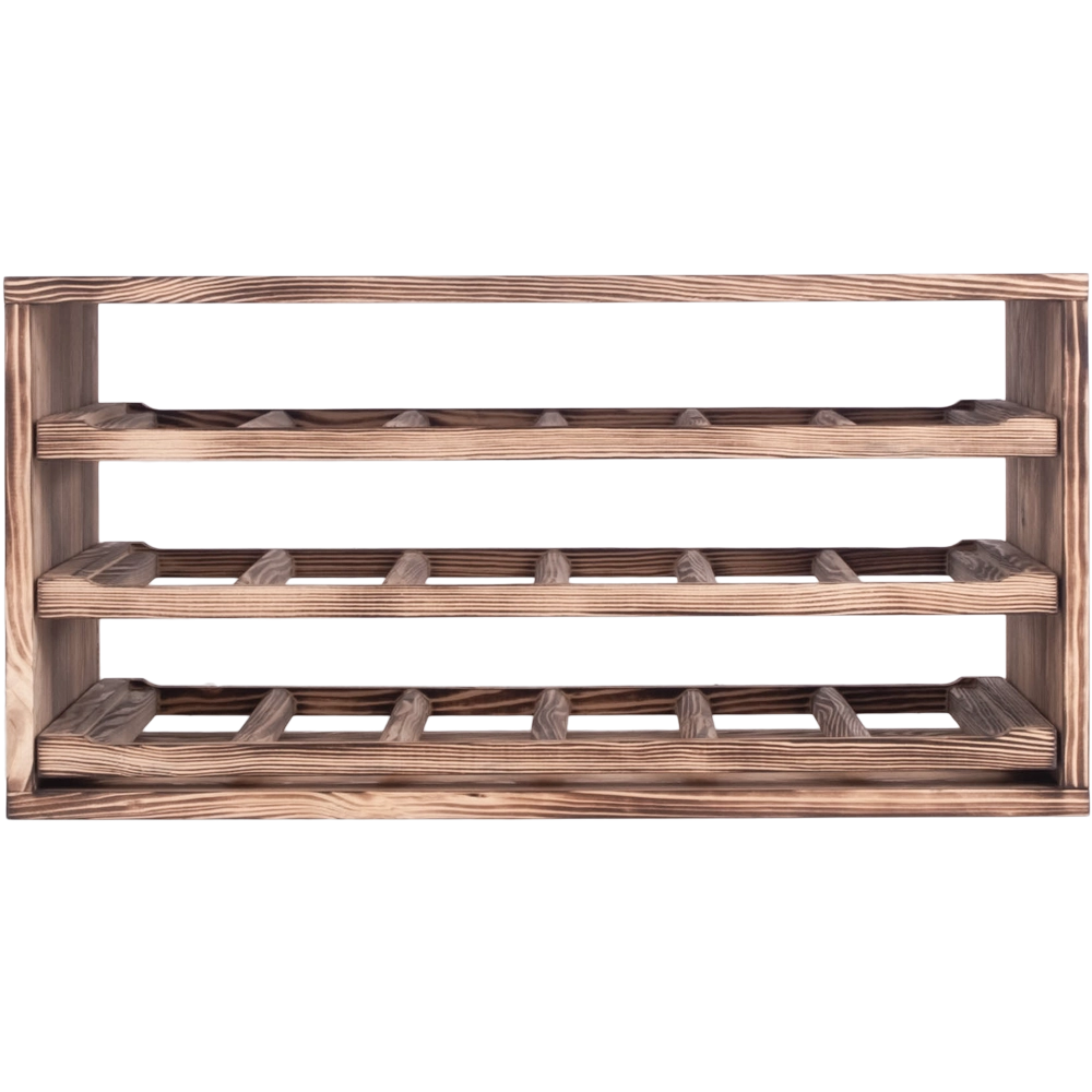 Caverack Modular Wine Rack System - 3 Sliding Shelves - 18 Bottles - HALF LEO