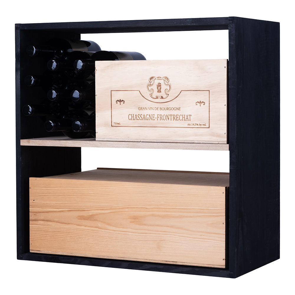 Caverack Modular Wine Rack System - Fixed Shelves - CENZO