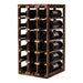 Caverack Modular Wine Racks - HALF ALDA - Burnt Pine - S11BPINE Display Side Image displaying 18 Wine Bottles