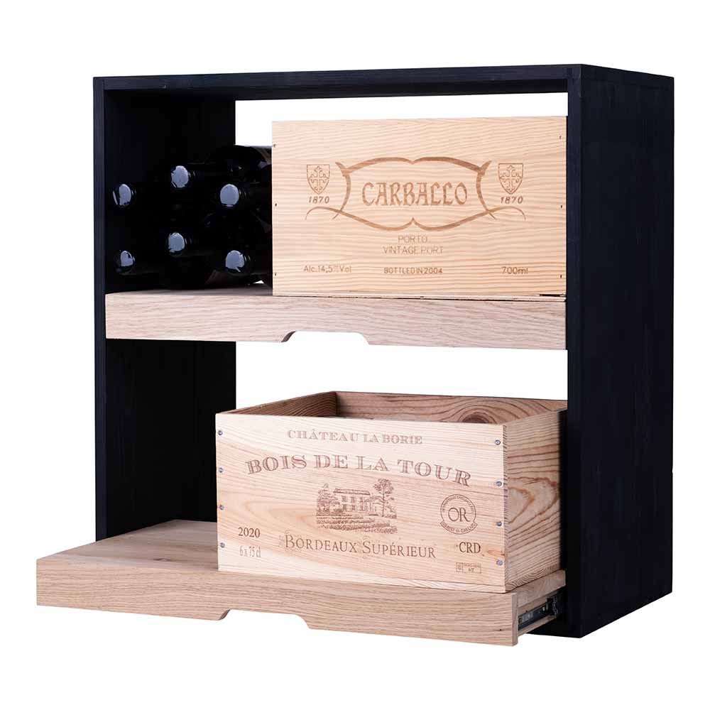 Caverack Modular Wine Rack System - Sliding Shelves - PERNO