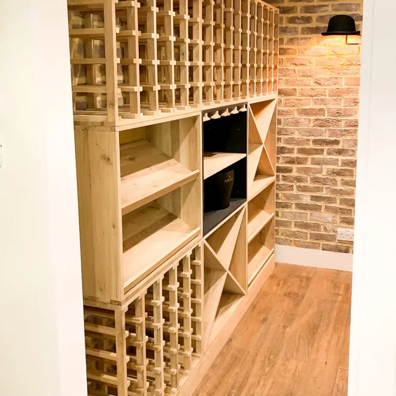 Caverack Modular Wine Rack System - 3 Sliding Shelves - 18 Bottles - HALF LEO