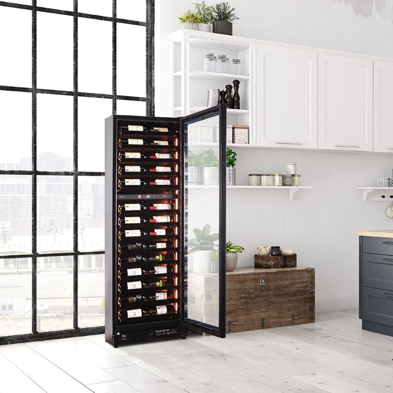 Pevino Imperial 54 bottles Wine Fridge - 2 zones - Black