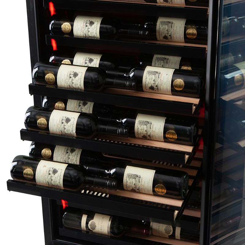 Pevino Imperial 96 bottles Wine Fridge - 1 zone - Matte black steel