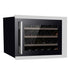 Pevino Majestic 24 bottles Wine Fridge - Single zone - Black/stainless steel - Integrated