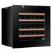 Pevino Majestic 30 bottles Wine Fridge - push open - 2 zones - black - Integrated