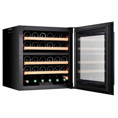 Pevino Majestic 30 bottles Wine Fridge - 2 zones - Black - Integrated