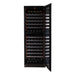 Pevino Majestic 150 bottles Wine Fridge - 2 zones - Black steel front