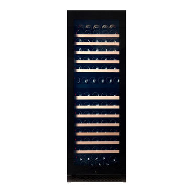 Pevino Majestic 150 bottles Wine Fridge - 2 zones - Black glass front