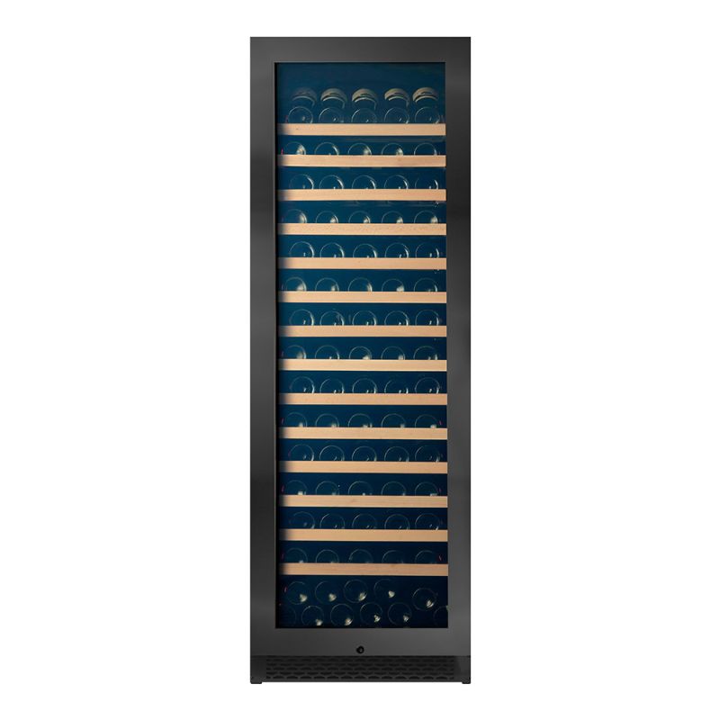 Pevino Majestic 159 bottles Wine Fridge - 1 zone - Black steel front