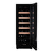 Pevino Majestic 20 bottles Wine Fridge - Single zone - Black glass front