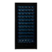 Pevino Majestic 113 bottles Wine Fridge - 1 zone - Black glass front