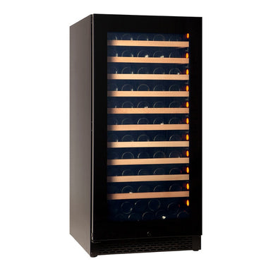 Pevino Majestic 113 bottles Wine Fridge - 1 zone - Black glass front