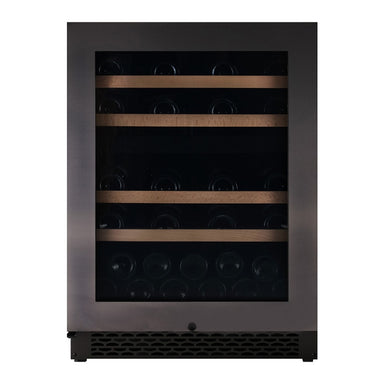 Pevino Majestic 39 bottles Wine Fridge - 2 zones - Black Steel