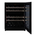 Pevino Majestic 39 bottles Wine Fridge - 2 zones - Black Steel