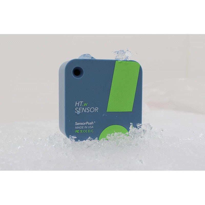 Sensorpush - HT.w Water-Resistant, Temperature and Humidity Smart Sensor Water Resistant and Ice View