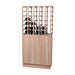 Caverack Modular Wine Rack System in Oak - 60cm Base beneath two stacked units