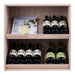 Caverack Modular Wine Rack System in Oak - 14 Bottles - ANDINO Display Option