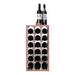 Caverack Modular Wine Rack System in Oak - 15 Bottles - HALF ALDA  front view with display option