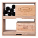 Caverack Modular Wine Rack System in Oak - Sliding Shelves - PERNO front view