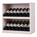 Caverack Modular Wine Rack System in Pine - 14 Bottles - ANDINO angled side image