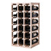 Caverack Modular Wine Rack System in Pine - 15 Bottles - HALF ALDA angled stocked image 