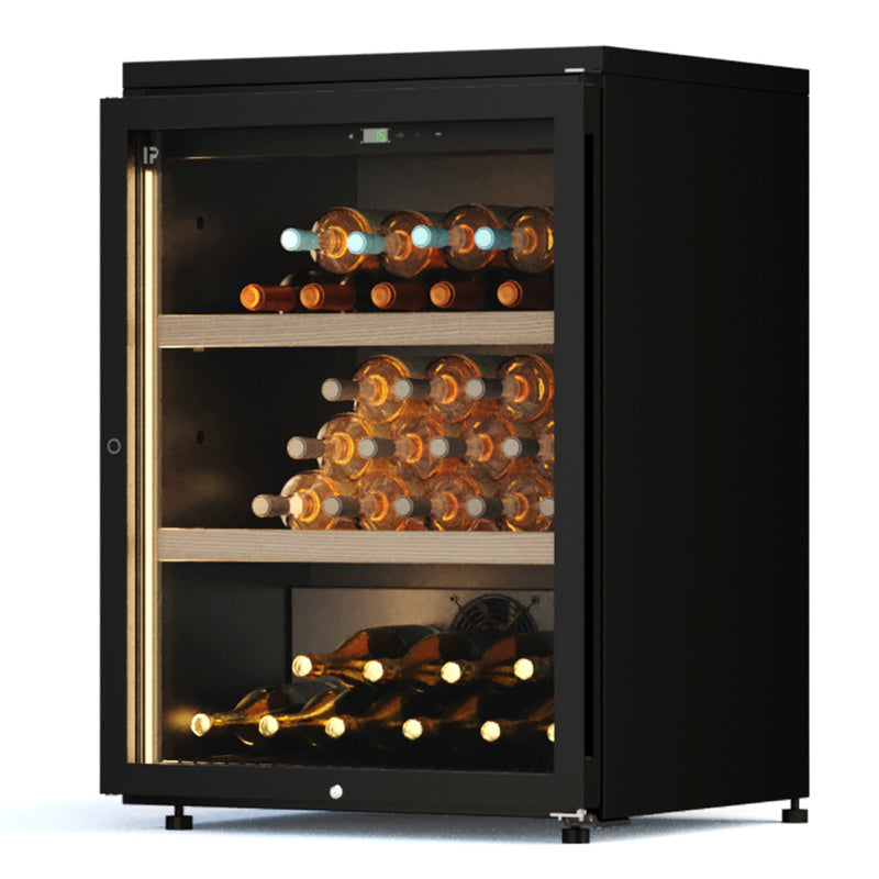 IP Industrie - Parma NCK151CF Luxury Wine Cabinet Front Side View