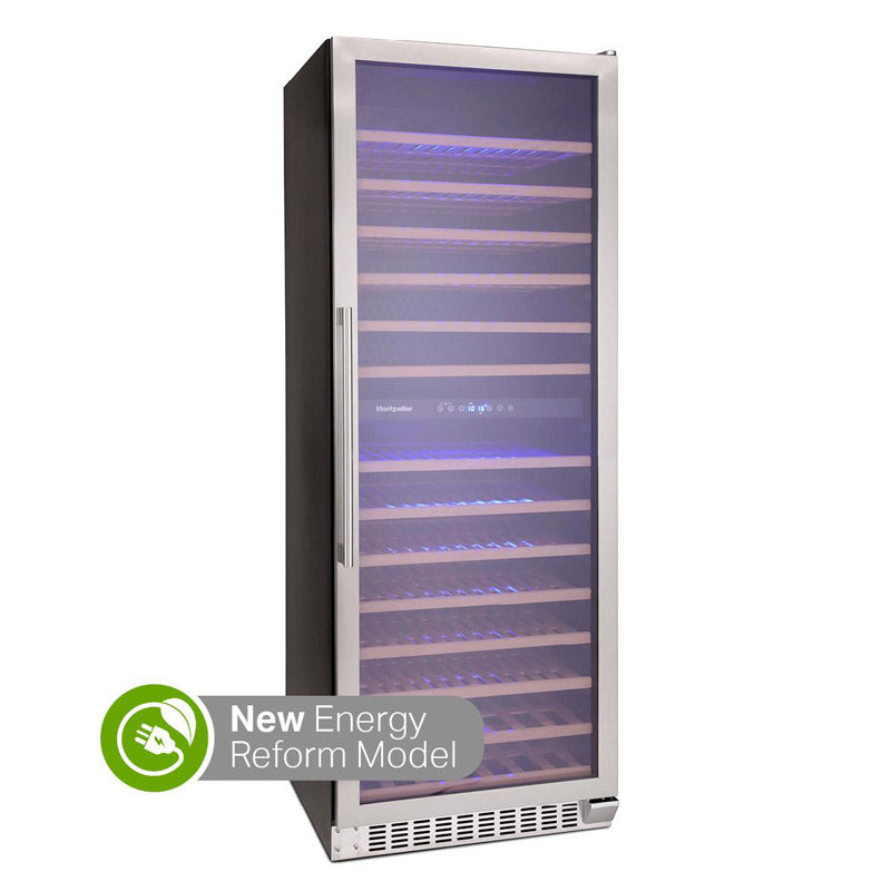 Montpellier - WC181X - Dual Zone 181 Bottle Wine Cooler in Stainless Steel