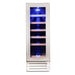 Montpellier - WC19X - Slimline 19 Bottle Wine Cooler in Stainless Steel Front View