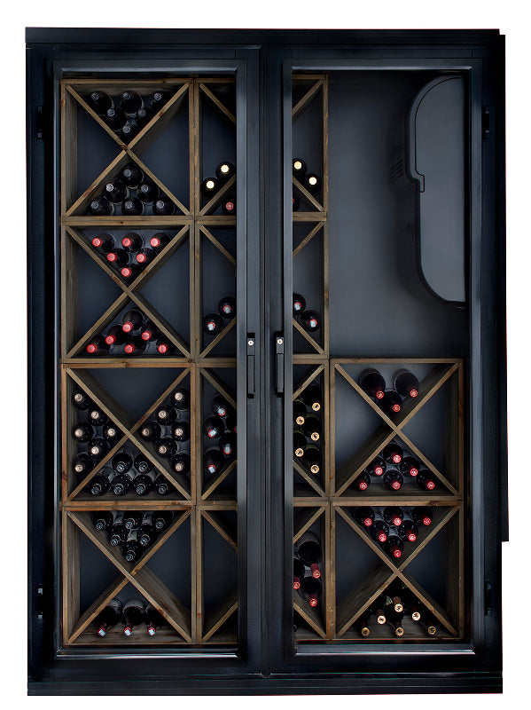 Thermocold - Complete with Racking Temp Controlled Wine Room in Black
