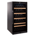 Swiss Cave Classic Single Zone Wine Cooler, 120cm, 111 Bottles, WL355F Front Angled View