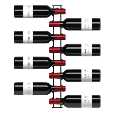 Visio Racks Visio Cloud range with 8 wine bottle holders in black