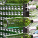 Close up of Visio Cloud wine rack range in chrome